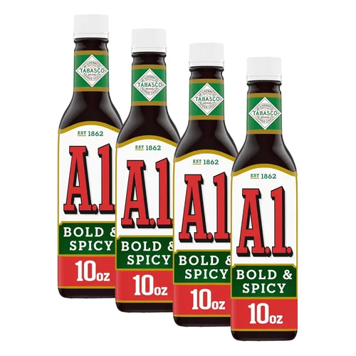 Vista 7 de A.1. Salsa para Bistec Bold & Spicy, botella de 10 oz (paquete de 3)