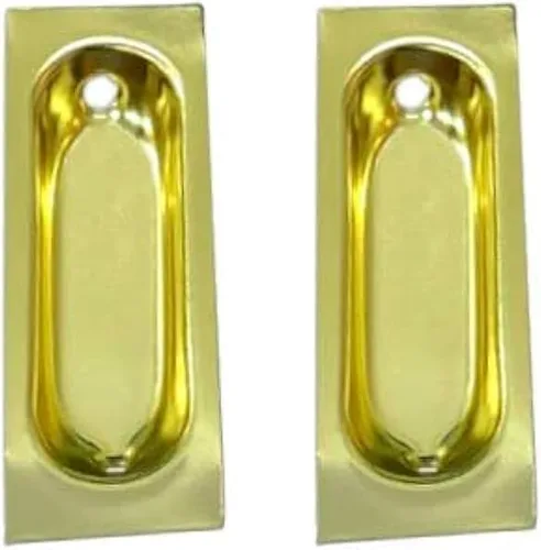 Vista 7 de QCAA Tirador rectangular de latón macizo, 3 "x 1-1/8 x3/8, US10B bronce aceitado, ORB 2 paquetes, fabricado en Taiwán