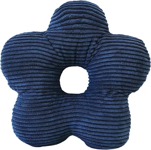 Vista 22 de Almohada de estilo nórdico suave con forma geométrica. Almohada de flores, almohadas de nube. La almohada. Cojín, cojín. Pelota, Marrón