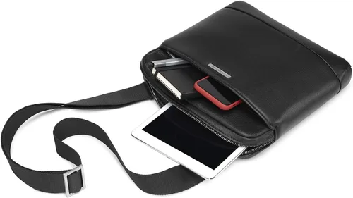 Vista 5 de Moleskine ET84CMCRVFBK Classic Match Leather Small Slim Crossover Bag, Black