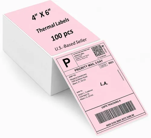 Vista 12 de Papel de etiquetas de 4 x 6, etiquetas de envío térmico directo