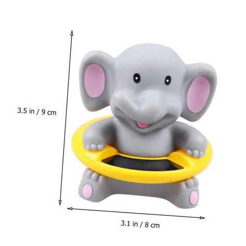 Vista 6 de 1 bañera de elefante de dibujos animados para bañera de hidromasaje, piscina, temperatura del agua para diseño de animales flotantes