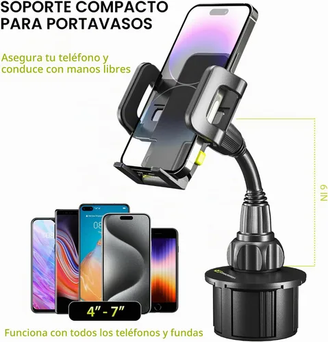 Vista 2 de Bracketron TripGrip - Soporte para teléfono de coche con base expandible