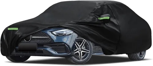 Vista 65 de Migaven Car Cover Custom Fit for Jeep Wrangler 2 Door 1987-2026 JK JL CJ YJ TJ, Waterproof Rain Sun Protection with Door Zipper & Inner Cotton