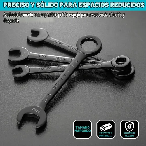 Vista 3 de DURATECH Juego de llaves pequeñas, juego de llaves de encendido pequeñas Negro