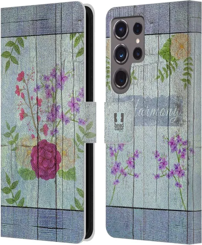 Vista 10 de Head Case Designs Beautiful Life Country Charm Leather Wallet Case Compatible with Samsung Galaxy S24 Ultra 5G