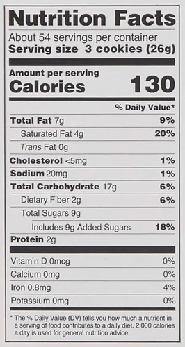 Vista 4 de Member's Mark Producto europeo de galleta de chocolate de Alemania Peso neto (49.4 onzas)