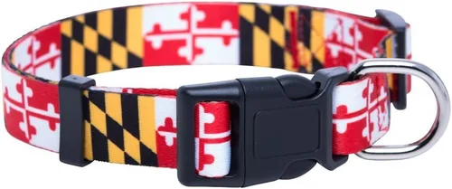Vista 7 de Native Pup Collar de perro con bandera de Chicago (Chicago, S)