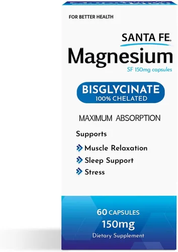 Vista 4 de Ballena Azul Dietético Magnesio (Bisglicinato) 100% Quelatado - Máxima absorción, Suplemento para Apoyar: Alivio del estrés, sueño, salud Herat