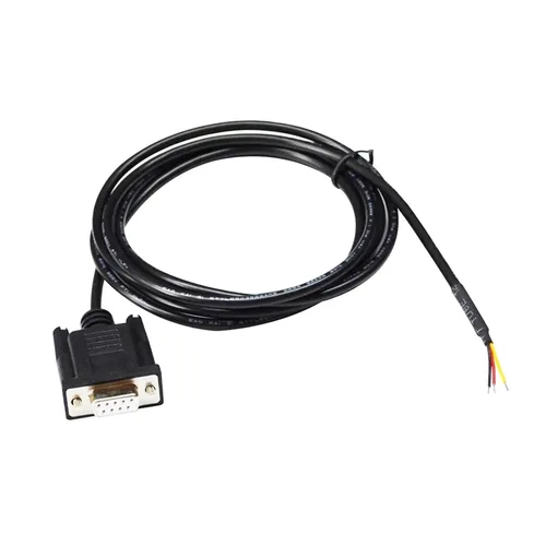 Vista 2 de D-SUB 9-PIN 9-Hole DB9 macho y hembra de un solo cabezal RS232 COM Port Serial Cable de extensión RS232 Cable de comunicación de programación RS232