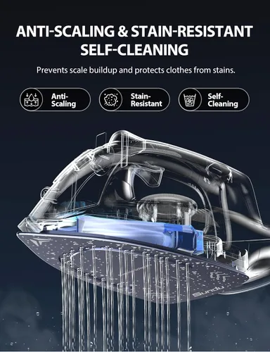 Vista 10 de Sundu Plancha de vapor con suela de cerámica y ráfaga de vapor