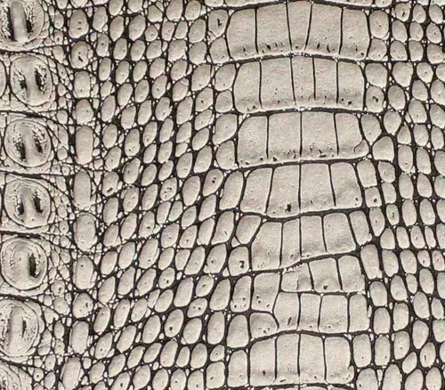 Vista 24 de Tela de Vinilo Imitación Cuero de Cocodrilo 54" de Ancho Vendido por Yarda (Bronce)
