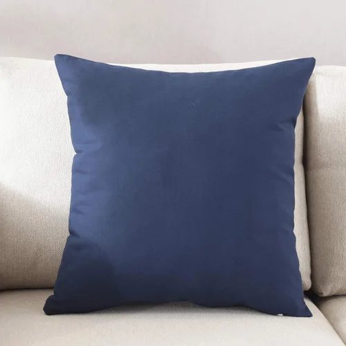 Vista 26 de TAOSON - Funda de cojín cuadrada de lona de algodón 100% sólida, decorativa, para sofá, cama, silla, decoración del hogar, solo funda, sin relleno