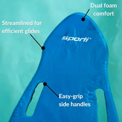 Vista 4 de Sporti Tabla Flotante para Entrenamiento de Natación para Adultos - Tabla de Natación para Hombres y Mujeres, Tabla de Agua para Adultos, Ayuda