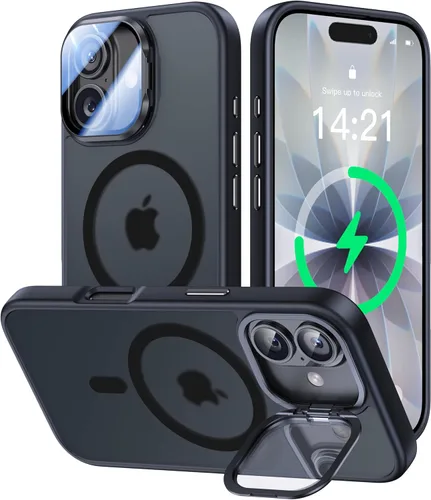 Vista 68 de VOFATA [Protección Completa Mejorada de la Cámara] para Funda iPhone Air con Cubierta de Cámara con Soporte [Compatible con MagSafe][Protección
