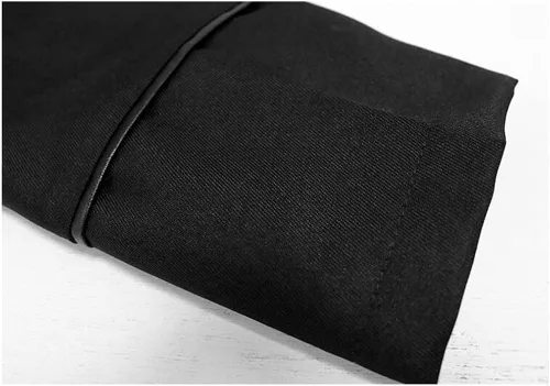 Vista 5 de VOREING Chaqueta delgada steampunk de encaje para mujer, abrigo gótico victoriano medieval