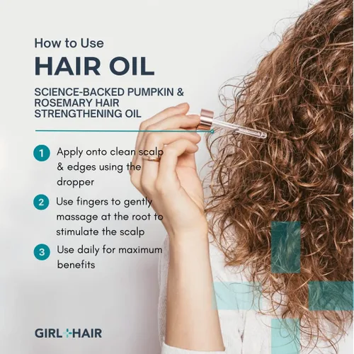 Vista 7 de GIRL+HAIR Juego de cuidado del cuero cabelludo ACV enjuague capilar + aceite para el cuero cabelludo y el cabello Vinagre de sidra de manzana