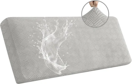 Vista 13 de Easy-Going - Fundas impermeables para cojines de sofá y sofás, funda de asiento de sofá de jacquard elástico de repuesto para perros, mascotas