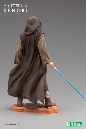 Vista 10 de ARTFX SW201 Star Wars OBI-Wan Kenobi - Figura de montaje simple prepintada de PVC a escala 1/7