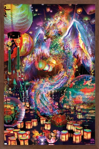 Vista 9 de Trends International Jumbie - Póster de pared de Phoenix, 14.72 x 22.37 pulgadas, versión enmarcada plateada Versión con marco plateado