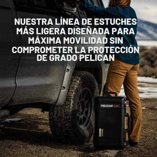 Vista 6 de Estuche Pelican Air 1535 sin Espuma - Negro