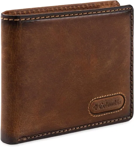 Vista 38 de Columbia Billetera plegable para hombre, múltiples ranuras para tarjetas, ventana de identificación