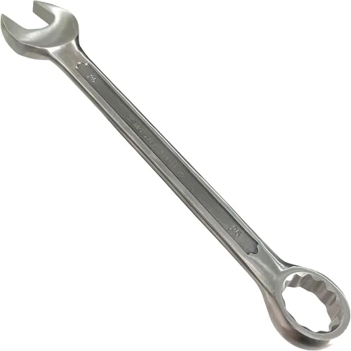 Vista 5 de WEDO Llave combinada llave inglesa de acero inoxidable, caja de doble extremo de 12 puntos, extremo abierto 0.236 in, desplazamiento de 15 grados