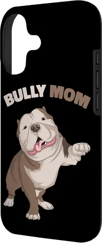 Vista 2 de American Bully Mom Dog Mama Funny Women Case for iPhone 17
