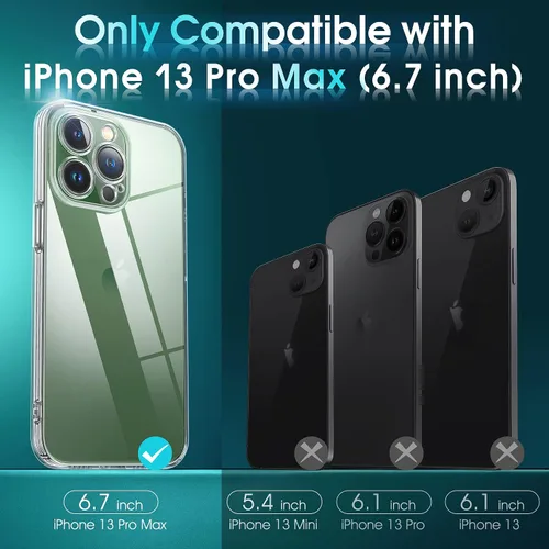 Vista 313 de Supdeal Funda cristalina transparente para iPhone 11, [No se amarillea] [Protección de la cámara] [Probado contra caídas de grado militar] Funda
