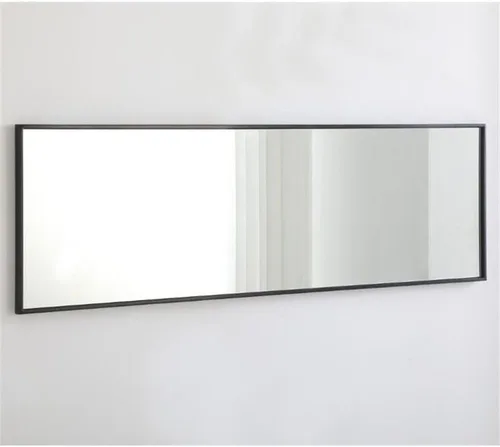 Vista 10 de Elegant Decor Monet - Espejo rectangular con marco de metal (60 x 18 pulgadas), color negro