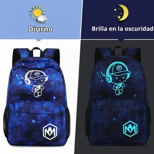 Vista 2 de Bluboon Mochila escolar para niños y adolescentes, mochila de viaje para niños, bolsa de almuerzo para niños, estuche para lápices