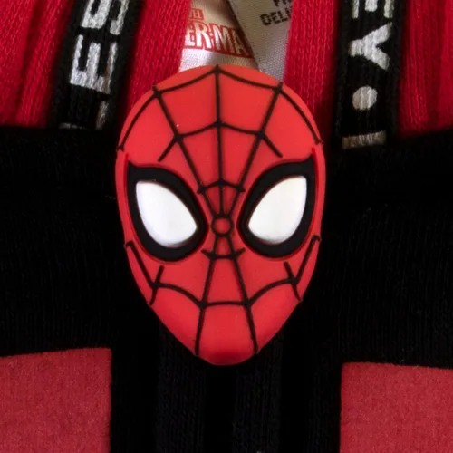 Vista 7 de Marvel Spider-Man - Sudadera con capucha de forro polar Sherpa con cremallera para niños, diseño de superhéroe con capucha para niños