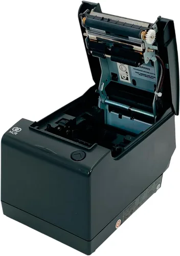 Vista 6 de Tekswamp NCR RealPOS 7198-2003-9001 Impresora térmica de recibos POS de dos caras USB Serial con adaptador de CA