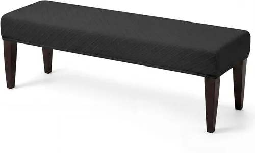 Vista 9 de WOMACO Funda para Banco de Comedor - Fundas Elásticas de Spandex para Cojín de Asiento Tapizado Protectores de Asiento de Banco de Cocina y Comedor