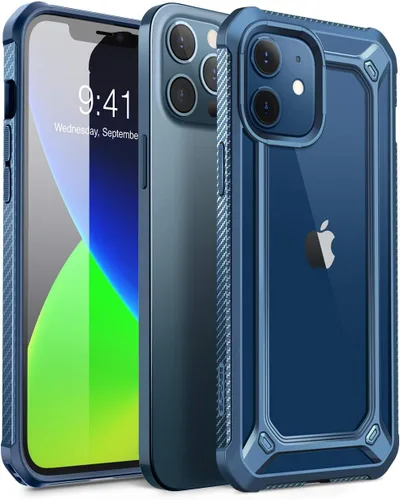 Vista 9 de SupCase Unicorn Beetle EXO Series Funda para iPhone 12 / iPhone 12 Pro (versión 2020) 6.1 pulgadas, funda protectora híbrida transparente premium