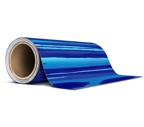 Vista 7 de VViViD Rollo de cinta adhesiva de vinilo cromado de liberación de aire azul (1 pulgada x 20 pies)