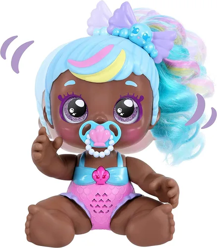 Vista 4 de Kindi Kids Muñeca electrónica de 6.5" y 2 accesorios - Bonni Bubbles Bubble 'N' Sing