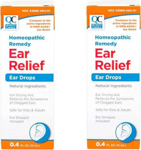 Vista 6 de Quality Choice Gotas homeopáticas para aliviar los oídos 0.4 onzas líquidas (1)