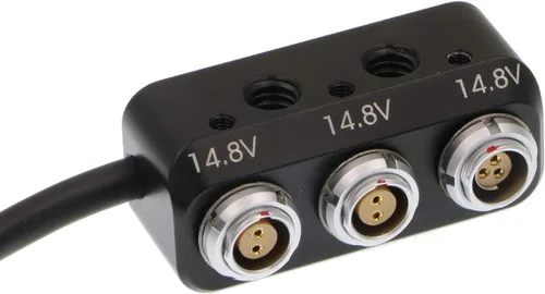Vista 3 de Alvin's Cables Cable de alimentación Run Stop para Arri Alexa Mini EXT 7 pines a RS 3 pines y 2 × 2 pines 1 a 3 caja divisor de alimentación