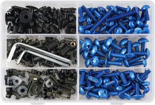 Vista 7 de Complete Fairing Bolts Screw Compatible with Versys 650 Compatible with Ninja 650R 1000 Z750 Z1000 ZZR600 ZX6R ZX7R ZX9R ZX10R ZX12R ZX14R
