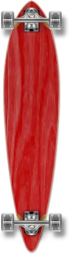 Vista 12 de Yocaher patineta, longboard de pintail pintado punked Negro