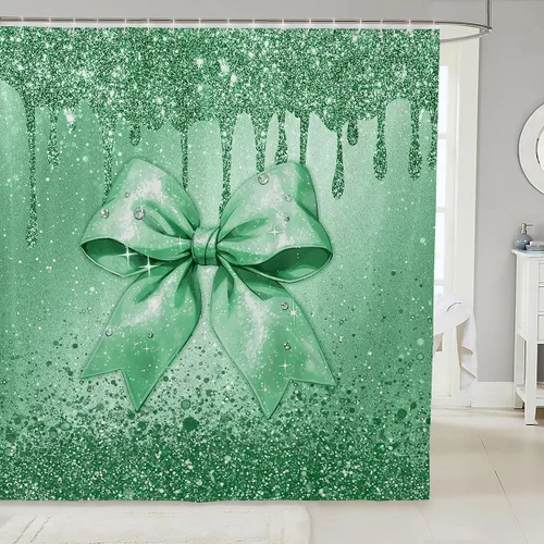 Vista 28 de Cortina de baño de flores de margarita para niños y niñas, cortina de ducha floral para decoración de baño, 72 x 72 pulgadas, retro, floral