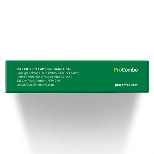 Vista 3 de ProCombo - El simbiótico inteligente con entrega dirigida de las buenas bacterias. Fórmula de cápsula doble y líquido para resultados rápidos. 1