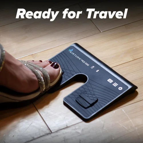 Vista 4 de AirTurn PED 500 - Pedal Bluetooth portátil para cambio de página para iPad, Android, funciona con la mayoría de las aplicaciones