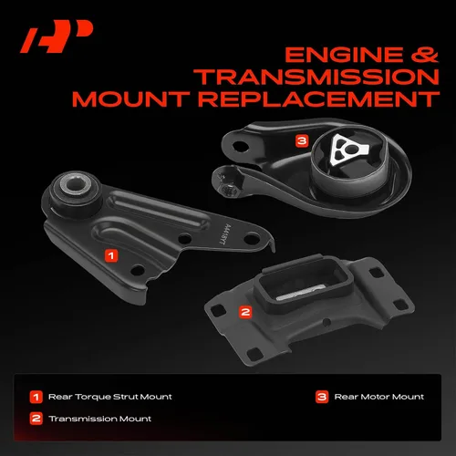 Vista 3 de A-Premium Kit de montaje de motor y montaje de transmisión y puntal de torsión compatible con Mazda 3 2010-2013, 5 2012-2015, 3 Sport 2011-2013