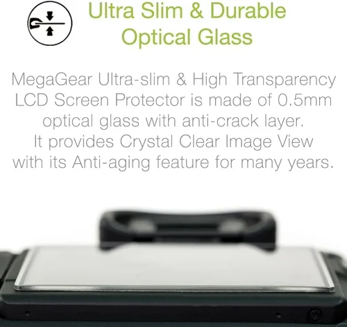 Vista 3 de Mega Gear MG1381 - Protector de pantalla para cámara LCD para Sony Alpha A7R III, transparente
