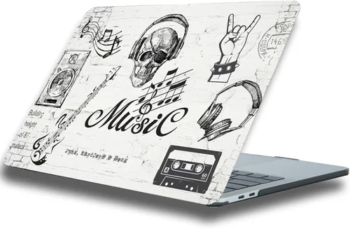 Vista 17 de Funda compatible con MacBook Air de 15 pulgadas M5 M4 M3 M2 2023 Negro (Black Lace)