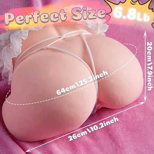 Vista 6 de Juguetes sexuales masculinos - Juguetes para adultos masculinos de 6.8LB Masturbador masculino con bolsillo, muñeca sexual con 6 modos de vibración