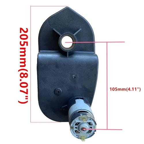 Vista 3 de Caja de cambios de motor de alta velocidad RS550 de 12 voltios, 40000 rpm, para ruedas eléctricas, juguetes de paseo para niños, actualización