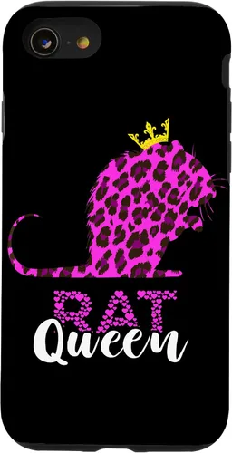 Vista 18 de Rat Queen Crown Leopard Mouse Rat Lover Rodent Rat Owner Case for iPhone 17